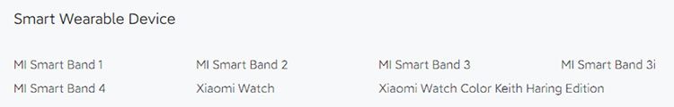 Прекращена поддержка Xiaomi Mi Smart Band 4 и Xiaomi Watch